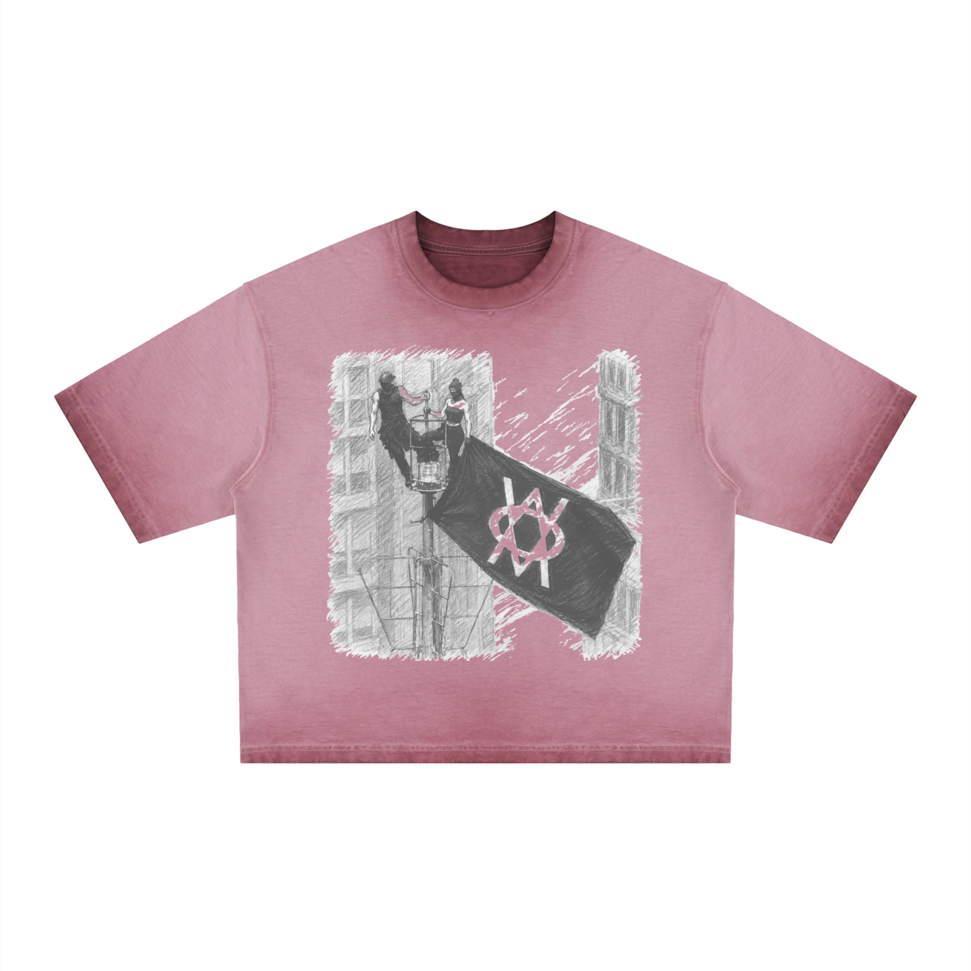 Banner Cc - Pink - Boxy Fit