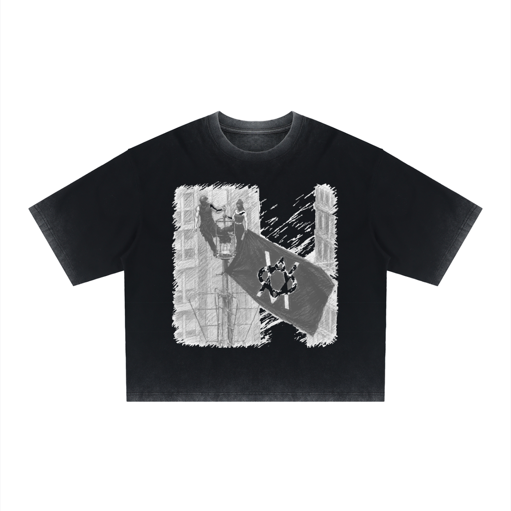 Banner Cc - Black - Boxy Fit