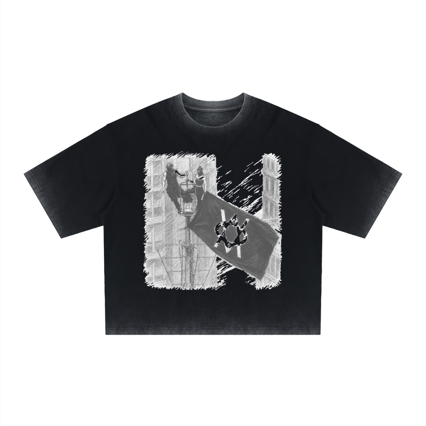 Banner Cc - Black - Boxy Fit